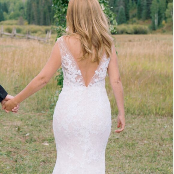 Mira Zwillinger Couture Timmy Bridal Dress Size 40/42 - Picture 10 of 16